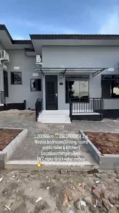 Nyumba ya vyumba viwili inauzwa Changanyikeni, Dar Es Salaam