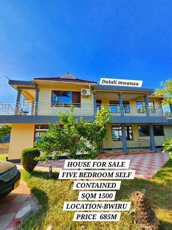 Nyumba ya vyumba vitano inauzwa Mwanza (1500 sqm) Nyumba ya vyumba vitano inauzwa Mwanza (1500 sqm)