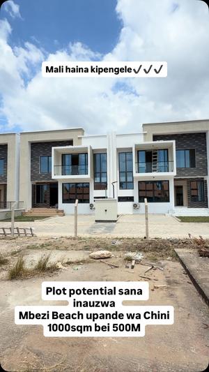 Kiwanja kinauzwa Mbezi Beach, Dar Es Salaam (1000 sqm)