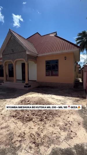 Nyumba ya vyumba vitatu inauzwa Kigamboni Gizozirolole, Dar Es Salaam (850 sqm)