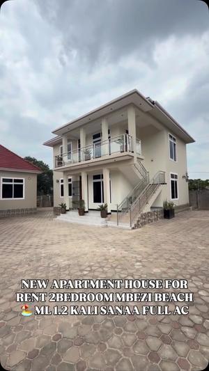 Apartment ya vyumba viwili inapangishwa Mbezi Beach, Dar Es Salaam