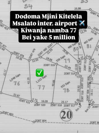 Residential Plot for Sale in Kitelela, Dodoma Residential Plot for Sale in Kitelela, Dodoma