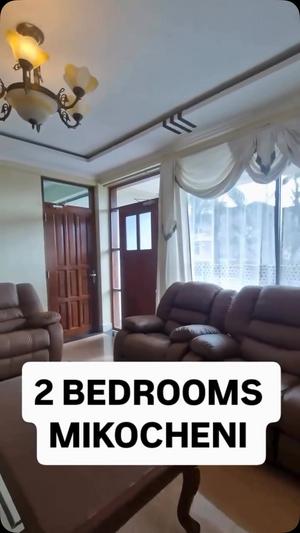 Apartment (Furnished) ya vyumba viwili inapangishwa Mikocheni, Dar Es Salaam