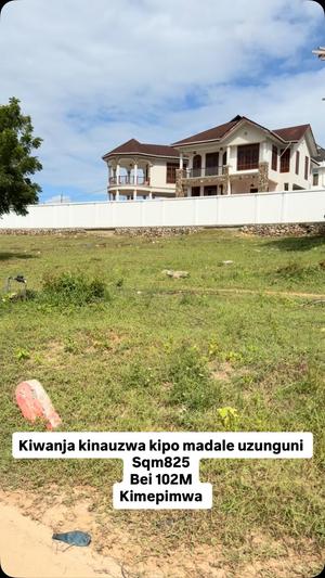 Kiwanja kinauzwa Madale Uzunguni, Dar Es Salaam sqm 825