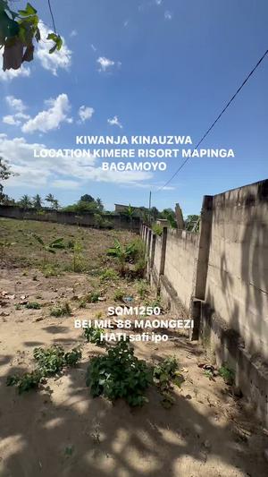 Plot for sale in Mapinga, Pwani sqm 1250 Plot for sale in Mapinga, Pwani sqm 1250