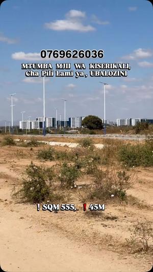Plot for sale in Mtumba, Magufuli City, Dodoma sqm 555 Plot for sale in Mtumba, Magufuli City, Dodoma sqm 555