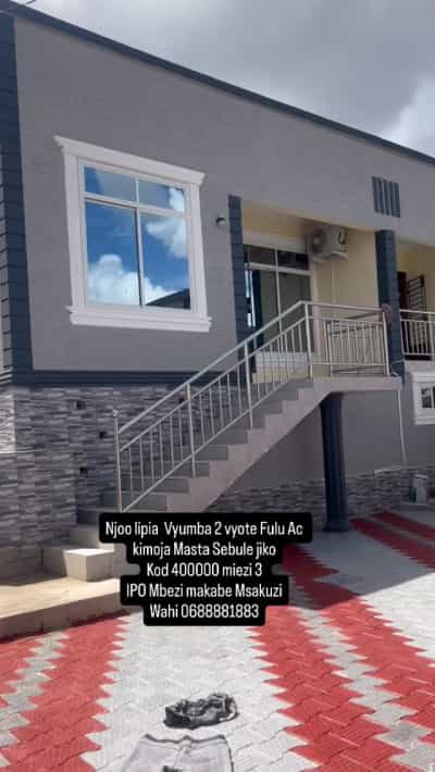 Nyumba ya vyumba viwili inapangishwa Mbezi Makabe Msakuzi, Dar Es Salaam