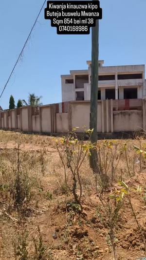 Kiwanja kinauzwa Buteja Buswelu, Mwanza (854 sqm)