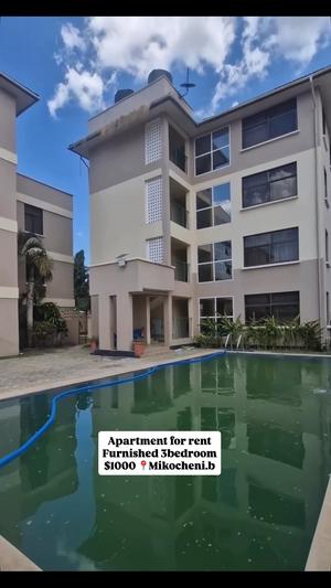 3 Bedrooms Furnished Apartment for Rent in Mikocheni B, Dar Es Salaam