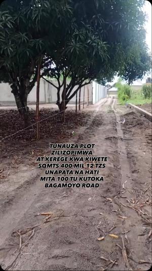 Plot for sale in Kerege Kwa Kiwete, Pwani sqm 400 Plot for sale in Kerege Kwa Kiwete, Pwani sqm 400