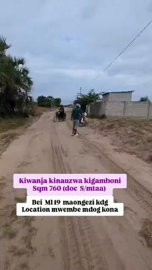 Kiwanja kinauzwa Mwembe Mdog, Kilimanjaro (760 sqm) Kiwanja kinauzwa Mwembe Mdog, Kilimanjaro (760 sqm)