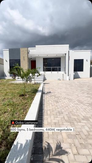Nyumba ya vyumba vitatu inauzwa Goba Lastanza, Dar Es Salaam (600 sqm) Nyumba ya vyumba vitatu inauzwa Goba Lastanza, Dar Es Salaam (600 sqm)