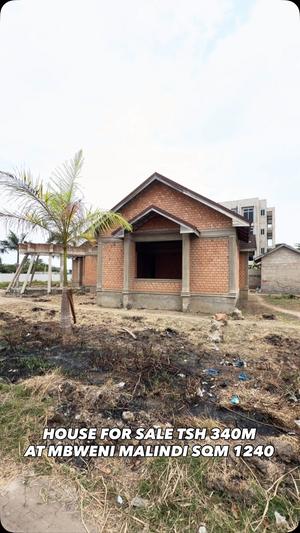 Nyumba inauzwa Mbweni Malindi, Dar Es Salaam (1240 sqm) Nyumba inauzwa Mbweni Malindi, Dar Es Salaam (1240 sqm)