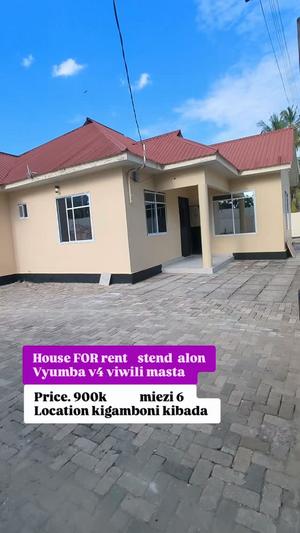 Nyumba ya vyumba vinne inapangishwa Kibada, Dar Es Salaam