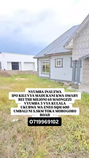 3 Bedrooms House for Sale in Kiluvya, Pwani (600 sqm)