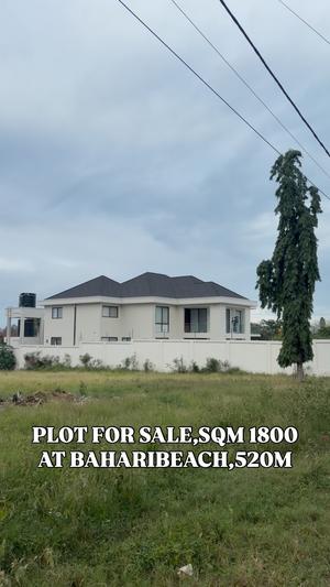 Plot for sale in Bahari Beach, Dar Es Salaam sqm 1800 Plot for sale in Bahari Beach, Dar Es Salaam sqm 1800