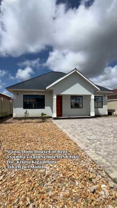 Nyumba ya vyumba vitatu inapangishwa Kisota Kigamboni, Dar Es Salaam