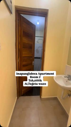 Apartment ya vyumba viwili inapangishwa Tegeta Wazo, Dar Es Salaam