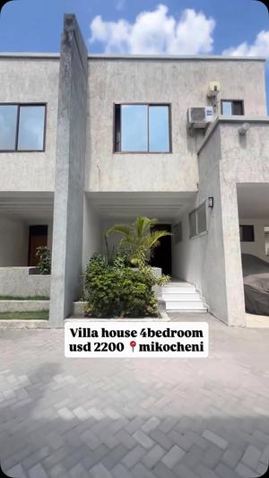 Villa ya vyumba vinne inapangishwa Mikocheni, Dar Es Salaam Villa ya vyumba vinne inapangishwa Mikocheni, Dar Es Salaam