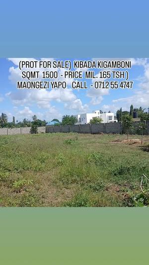 Kiwanja kinauzwa Kibada, Kigamboni, Dar Es Salaam sqm 1500 Kiwanja kinauzwa Kibada, Kigamboni, Dar Es Salaam sqm 1500