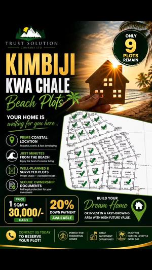 Beach Plots zinazouzwa Kimbiji, Dar Es Salaam