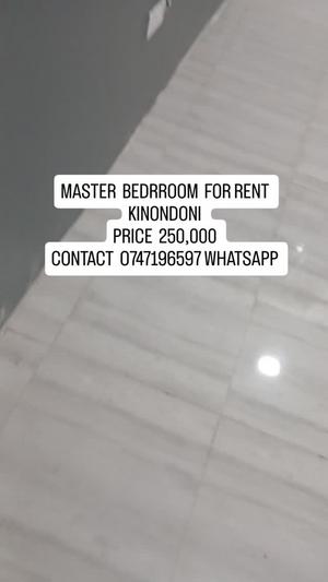 Nyumba ya chumba kimoja inapangishwa Kinondoni, Dar Es Salaam