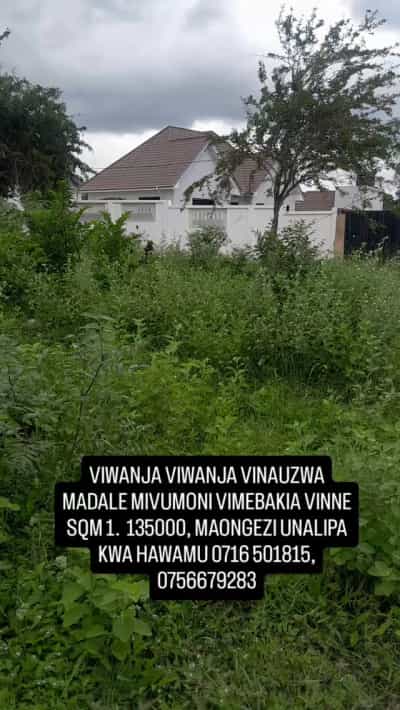 Viwanja vinauzwa Madale Mivumoni, Dar Es Salaam (135 sqm)