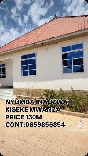 Nyumba ya vyumba vitatu inauzwa Kiseke, Mwanza Nyumba ya vyumba vitatu inauzwa Kiseke, Mwanza
