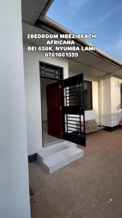 Nyumba ya vyumba viwili inauzwa Mbezi Beach, Dar Es Salaam