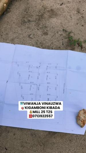 Viwanja vinauzwa Kibada, Dar Es Salaam (270 sqm)