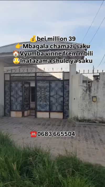 Nyumba ya vyumba vitatu inauzwa Mbagala Chamazi, Saku Ilulu, Dar Es Salaam