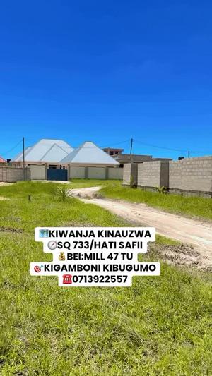 Kiwanja kinauzwa Mjimwema, Dar Es Salaam sqm 733