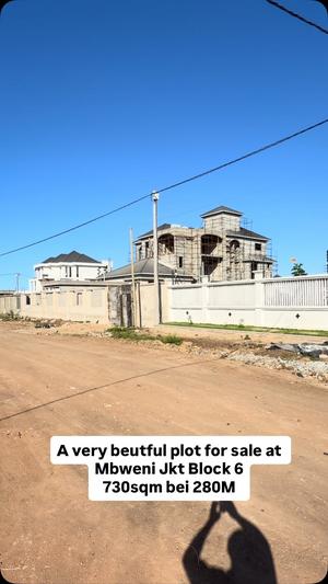 Residential Plot for Sale in Mbweni Jkt, Dar Es Salaam (730 sqm) Residential Plot for Sale in Mbweni Jkt, Dar Es Salaam (730 sqm)