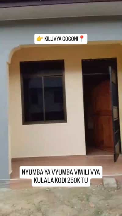 Apartment ya vyumba viwili inapangishwa Kiluvya Gogoni, Pwani