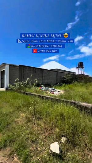 Kiwanja kinauzwa Kigamboni Kibada, Dar Es Salaam sqm 1030
