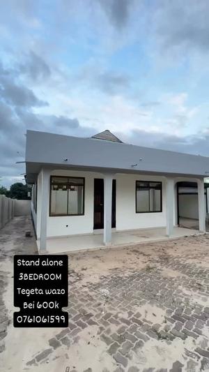 Nyumba ya vyumba vitatu inapangishwa Tegeta Wazo, Dar Es Salaam Nyumba ya vyumba vitatu inapangishwa Tegeta Wazo, Dar Es Salaam