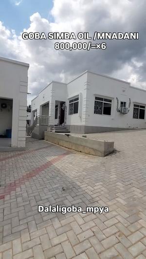 Nyumba ya vyumba viwili inapangishwa Goba Simba Oil/Mnadani, Dar Es Salaam