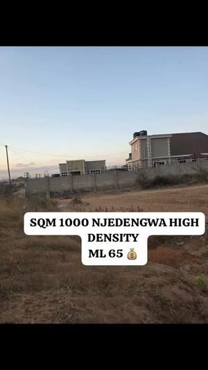 Residential Plot for Sale in Njedengwa High Density, Dodoma (1000 sqm) Residential Plot for Sale in Njedengwa High Density, Dodoma (1000 sqm)