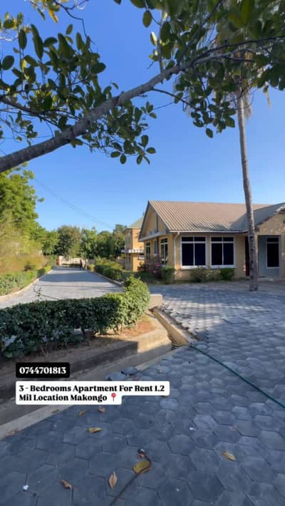 3 Bedrooms House/Apartment for Rent in Makongo, Dar Es Salaam