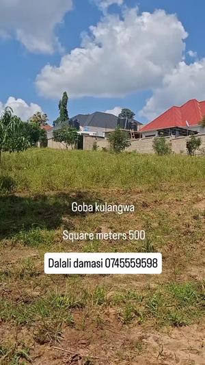 Plot for sale in Goba Kulangwa, Dar Es Salaam sqm 500