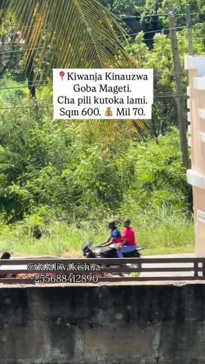 Kiwanja kinauzwa Goba Mageti, Dar Es Salaam (600 sqm)