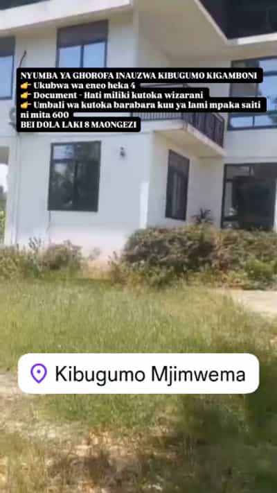 House for Sale in Kibugumo, Dar Es Salaam (4 acre)