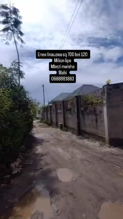 Residential Plot for Sale in Mbezi Mwisho, Dar Es Salaam (700 sqm)