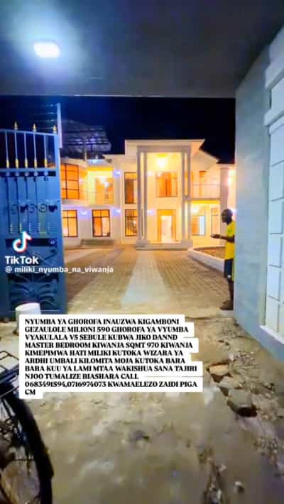 Nyumba ya vyumba vitano inauzwa Kigamboni Gezaulole, Dar Es Salaam (970 sqm) Nyumba ya vyumba vitano inauzwa Kigamboni Gezaulole, Dar Es Salaam (970 sqm)