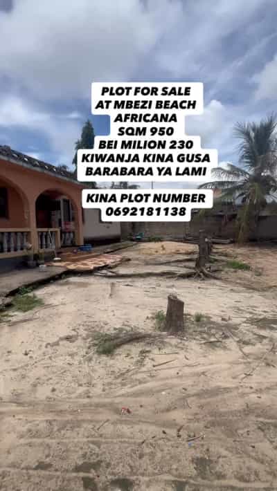 Plot for sale in Mbezi Beach Africana (upande wa juu), Dar Es Salaam sqm 950