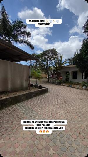 Nyumba/Apartment ya vyumba vitatu inapangishwa Mbezi Beach Masana Juu, Dar Es Salaam