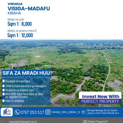 Viwanja vinauzwa Kibaha, Pwani