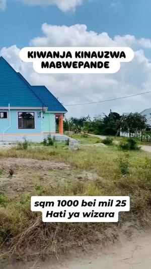 Residential Plot for Sale in Mabwepande, Dar Es Salaam (1000 sqm) Residential Plot for Sale in Mabwepande, Dar Es Salaam (1000 sqm)