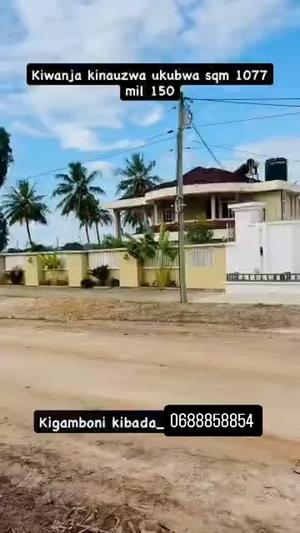 Kiwanja kinauzwa Kibada, Kigamboni, Dar Es Salaam sqm 1077