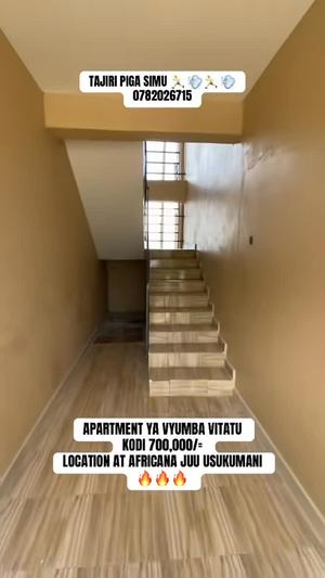 Apartment ya vyumba vitatu inapangishwa Mbezi Beach Africana, Dar Es Salaam